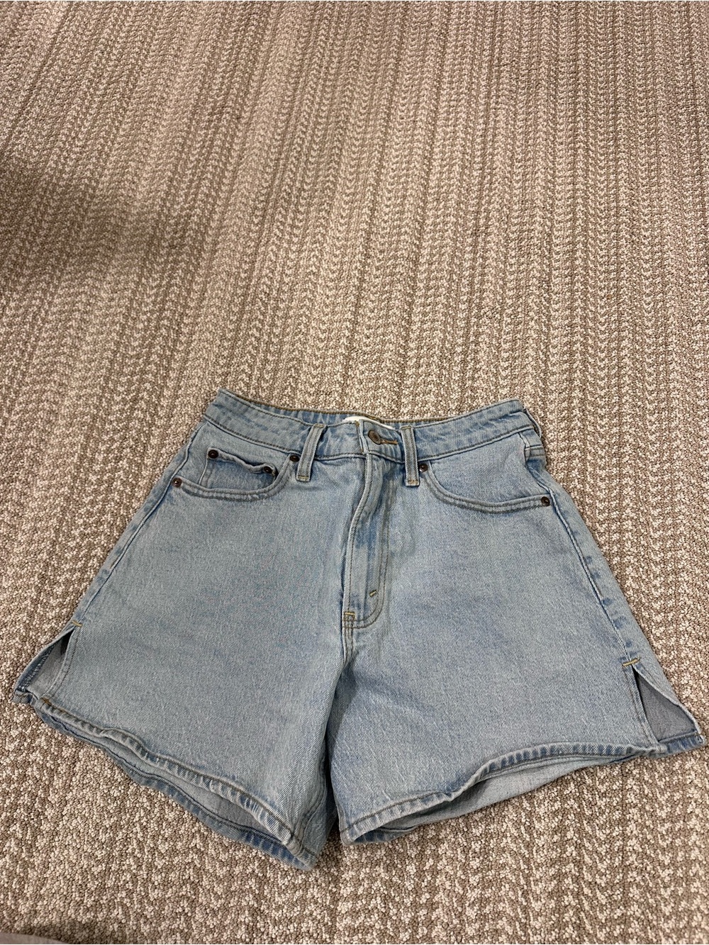 Classic Light Blue Denim Shorts
